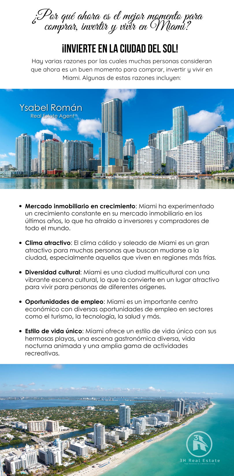 mejor momento para comprar, invertir y vivir en Miami!